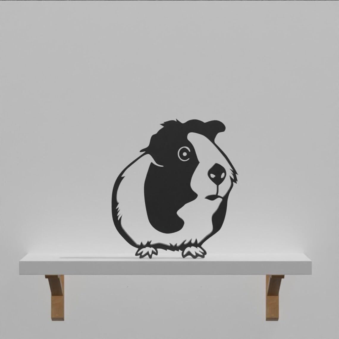 Personalized guinea pig gift, unique hamster figurine, custom home office decor, charming shelf ornament, special present, custom animal sculpture, delightful gift idea