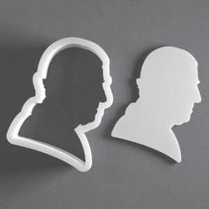 Black King Charles III Cookie Cutter Mini to Large Royal Family Prince Shape for Polymer Clay Jewelry Earring Making Mirrored Pair Set cookie Craft Tool Made in India for Daily Use