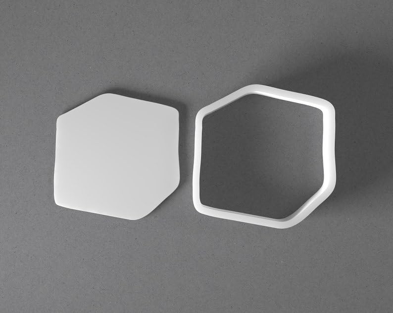 Black Ice Cube Cookie Cutter Mini to Large Melting Shape Polymer Clay Jewelry and Earring Cutter Tool Mirrored Pair Set for Handmade Craft Accessories - Image 2
