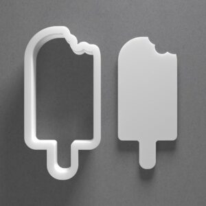 Black Popsicle Ice Cream Cookie Cutter From Mini To Large Shape Polymer Clay Jewelry Earring Cutter Tool Mirrored Pair Set cookie Baking Fondant Biscuit Craft Art