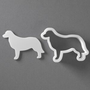 Black Golden Retriever Cookie Cutter From Mini To Large Dog Breed Shape Polymer Clay Jewelry Earring Cutter Tool Mirrored Pair Set cookie Baking Fondant Biscuit Craft Modeling Art
