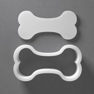 Black Dog Bone Cookie Cutter Mini to Large Pet Treat Shape for Polymer Clay Jewelry Earring Making Mirrored Pair Set cookie Craft Tool India