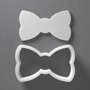 Bow Tie Cookie Cutter Bowtie Shape cookie Baking Tool for Cookies Biscuits Fondant Dough Clay Jewelry Making Earring Craft Decorating Party Baking and Daily Home Use