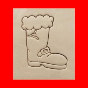 Black Santa Boot Christmas Cookie Cutter Cookie India Festive Holiday Baking Tool for Christmas New Year Celebrations Jingle All the Way Themed Cookie Making Supplies