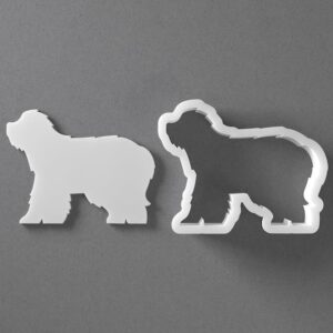 Black Old English Sheepdog Cookie Cutter Mini to Large Dog Breed Shape for Polymer Clay Jewelry Earring Making Mirrored Pair Set cookie Craft Tool India