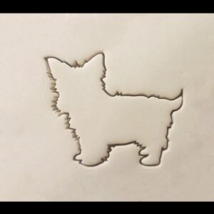 Yorkshire Terrier Outline Cookie Cutter Cookie for Dog Treats Biscuit Fondant Decorating Tool Pet Lover Gift Puppy Birthday Party Animal Theme Baking Crafts and Homemade Snacks