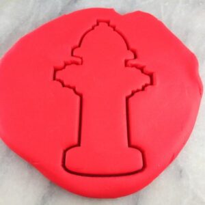 Black Fire Hydrant Cookie Cutter Plastic Outline Stamp with Sharp Edges for Baking Sugar Cookies Fondant Pastries Biscuits Firefighter-Themed Cake Decorating Tool India
