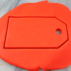 Tea Party Price Tag Tea Bag Cookie Cutter Outline Black Plastic India Fondant Biscuit Stencil Mold Sharp Edges Baking Decoration Tool