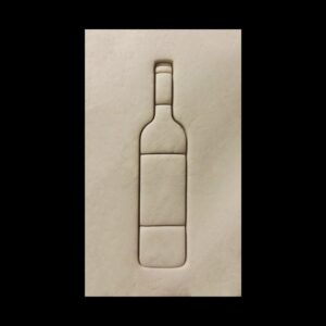 Black Wine Bottle Cookie Cutter Cookie India Beverage Shaped Baking Tool Wine Themed Cookie Mold Kitchen Accessory Gift for Parties and Celebrations