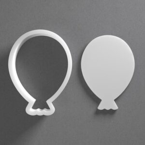 Balloon Cookie Cutter Party Shape Baking Tool for Cookies Biscuits Fondant Dough Clay Jewelry Making Earring Craft Decorating Birthday Celebration and Daily Home Use