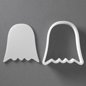 Black Ghost Cookie Cutter Mini to Large Halloween Shape for Polymer Clay Jewelry Earring Making Mirrored Pair Set cookie Craft Tool Made in India for Daily DIY Creative Projects