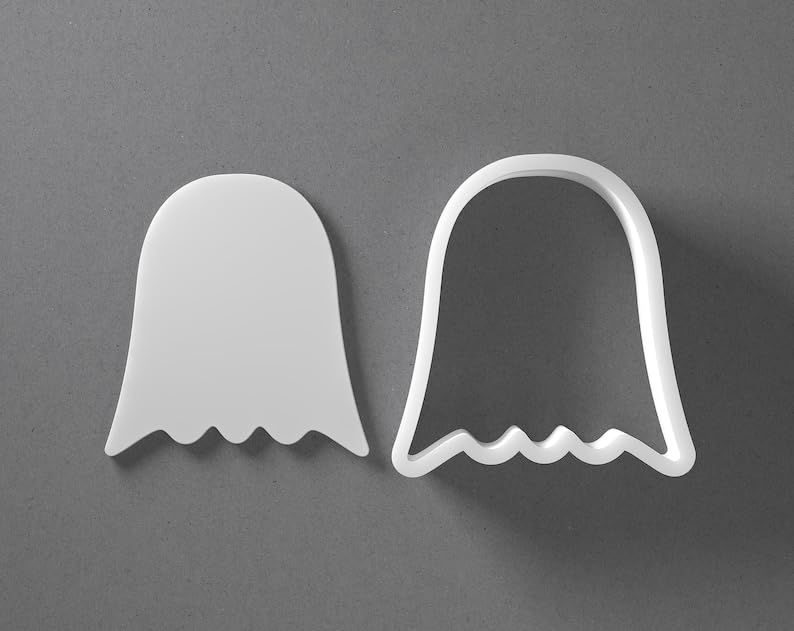 Black Ghost Cookie Cutter Mini to Large Halloween Shape for Polymer Clay Jewelry Earring Making Mirrored Pair Set cookie Craft Tool Made in India for Daily DIY Creative Projects