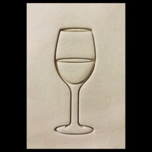 Black Wine Glass Cookie Cutter Cookie India Celebration Theme Biscuit Cutter for Party Baking Girls Night Treats Bachelorette Cookies Dinner Event Snacks Elegant Dessert Table and Wine