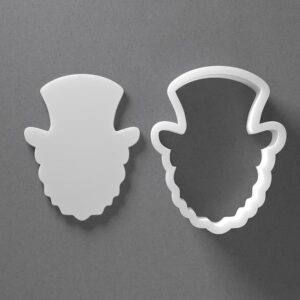 Black Leprechaun Head Cookie Cutter Mini to Large Irish Face Shape for Polymer Clay Jewelry Earring Making Mirrored Pair Set cookie Craft Tool India