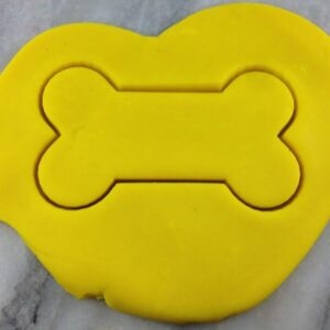 Black Dog Bone Cookie Cutter Outline Short Sharp Edges Cookie Pet Puppy Dog Treat Theme Party Celebration Baking Tool for Cookies Fondant Sandwich Cheese Kids Crafts Decorations