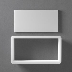 2:1 Ratio Rectangle Cookie Cutter Polygon Shape Baking Tool for Cookies Biscuits Fondant Dough Clay Jewelry Making Earring Craft Decorating Party Baking and Daily Home Use
