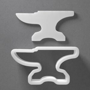 Black Anvil Cookie Cutter From Mini To Large Shape Polymer Clay Jewelry Earring Cutter Tool Mirrored Pair Set cookie Baking Fondant Biscuit Craft Modeling Art