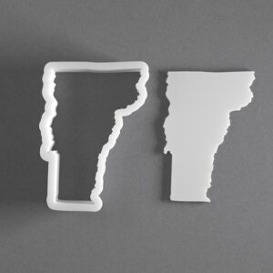 Black cookie Vermont State Cookie Cutter india Shape for Polymer Clay Jewelry Earrings Biscuit Fondant Craft Tool Mirrored Pair Suitable for Mini Medium Large Use
