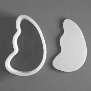 Black cookie Irregular Organic Pebble Cookie Cutter Mini To Large Dangle Shape Polymer Clay Jewelry And Earring Cutter Tool Mirrored Pair Set For Crafting Baking DIY Projects