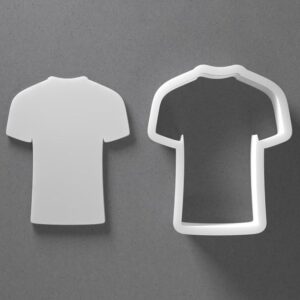 Black T Shirt Cookie Cutter Mini To Large cookie Clothing Shape Polymer Clay Jewelry And Earring Cutter Tool Mirrored Pair Set For Apparel Crafting Baking And DIY Projects