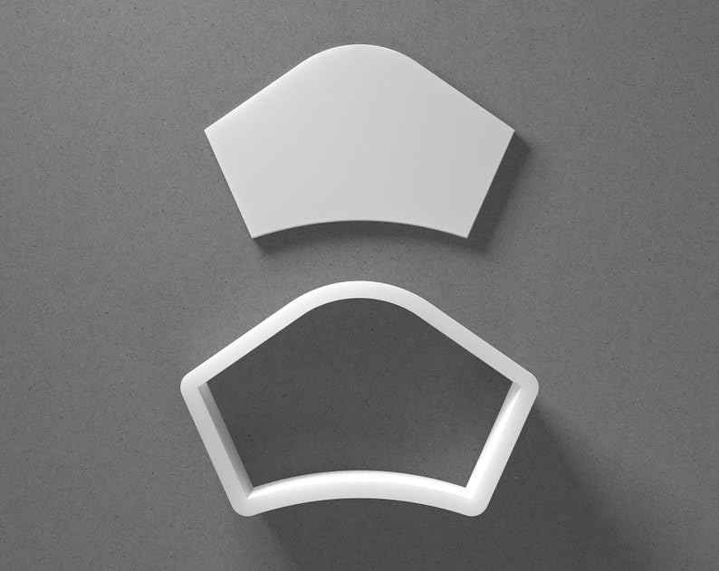 Black Nurse Hat Cookie Cutter Mini to Large Medical Cap Shape for Polymer Clay Jewelry Earring Making Mirrored Pair Set cookie Craft Tool for Creative Clay Work India - Image 2