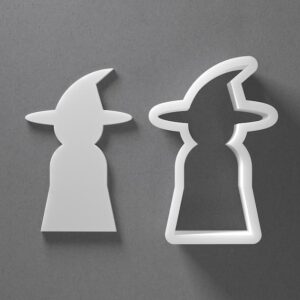Black Cartoon Witch Cookie Cutter Mini to Large Halloween Shape for Polymer Clay Jewelry Earring Making Mirrored Pair Set cookie Craft Tool for Creative Clay Projects India
