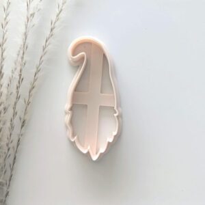 Gnome Cookie Cutter for Polymer Clay and Fondant Trendy Gnome Clay Cutter for DIY Crafts Jewelry Making and Baking Large Gnome Shape Cutter for Cookies Clay Projects Holiday