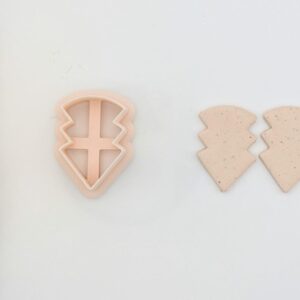Arrowhead Triple Stack Triangle Earring Cutter for Polymer Clay Jewelry Making Geometric Clay Earring Shape Cutter Set for DIY Earrings Fashion Crafts Handmade Accessories and Clay Art