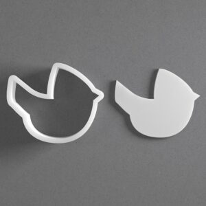 Stylized Cardinal Bird Cookie Cutter Simple Animal Shape cookie Baking Tool for Cookies Biscuits Fondant Dough Clay Jewelry Making Earring Craft Decorating Party Baking and Daily Home