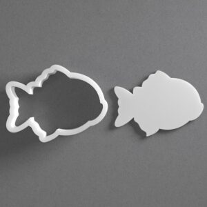 Piranha Cookie Cutter Fish Shape cookie Baking Tool for Cookies Biscuits Fondant Dough Clay Jewelry Making Earring Craft Decorating Party Baking and Daily Home Use