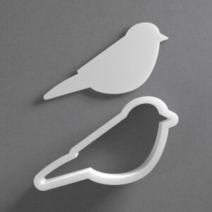 Simple Bird Cookie Cutter Flying Bird Shape Baking Tool for Cookies Biscuits Fondant Dough Clay Jewelry Making Earring Craft Decorating Party Baking and Daily Home Use