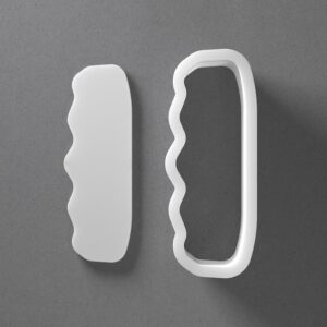 Black Irregular Wavy Organic Shape Cookie Cutter Mini to Large Pebble Form for Polymer Clay Jewelry Earring Making Mirrored Pair Set cookie Craft Tool India