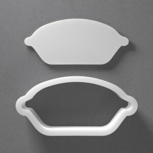 Black Pie Cookie Cutter From Mini To Large Food Shape Polymer Clay Jewelry Earring Cutter Tool Mirrored Pair Set cookie Baking Fondant Biscuit Craft Modeling Art
