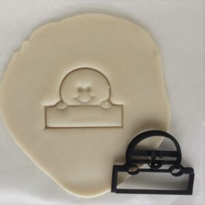 Gingerbread Plaque Cookie Fondant Clay Cutter for Personalized Baking, India Cookie Mold for Custom Message Cookies, Holiday Parties, Birthdays, Weddings, DIY Crafts, Gift Tags,