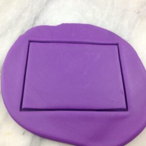 Black Colorado Cookie Cutter State Map Outline Fondant Biscuit Pastry Cutter Stencil with Sharp Edges for Educational and Party Treats in India