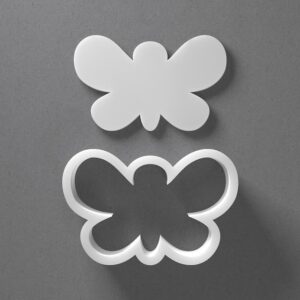 Black Butterfly Cookie Cutter Mini to Large Moth Animal Shape for Polymer Clay Jewelry Earring Making Mirrored Pair Set cookie Craft Tool Made in India