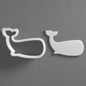 Whale Cookie Cutter Sea Animal Shape cookie Baking Tool for Cookies Biscuits Fondant Dough Clay Jewelry Making Earring Craft Decorating Party Baking and Home Use