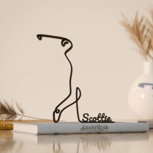 Golfer Personalized Line Art Figure Plastic Decorative Sports Sculpture with Custom Name for Home Office Desk Shelf Table Display Minimal Golf Inspired Decor India