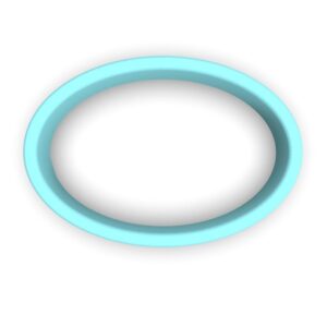 Black Oval Cookie Cutter Stamp and Stencil Plastic Outline Sharp Edges Durable Baking Tool Oval Shape Cookies Fondant Cake Decorating Pastry Biscuit Sandwich Cutting Crafts Jewelry Tools India