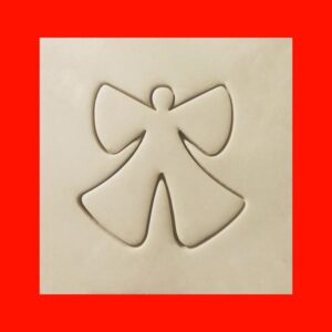 Snow Angel Black Cookie Christmas Cookie Cutter Holiday Baking Tool for Festive Seasonal Cookies New Year Celebrations and Jingle All the Way Themed Desserts