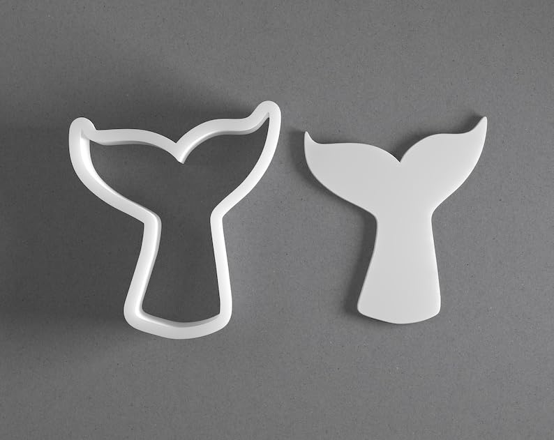 Whale or Mermaid Tail Cookie Cutter Fish Animal Shape cookie Baking Tool for Cookies Biscuits Fondant Dough Clay Jewelry Making Earring Craft Decorating Party Baking and Daily Home Use - Image 2