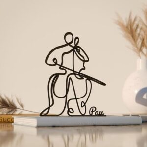 Personalized Cellist Line Art Figure Plastic Custom Name Music Decor Gift for Classical Music Lover Desk Shelf Living Room Minimal Artistic Home Display India