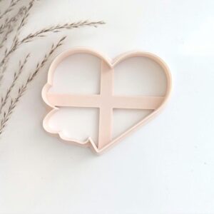 Celtic Heart Cookie Cutter for Polymer Clay Fondant and Baking Large Heart Shape Cutter for Jewelry Making Valentine Crafts and Cookies Decorative Clay Cutter Tool for DIY Projects