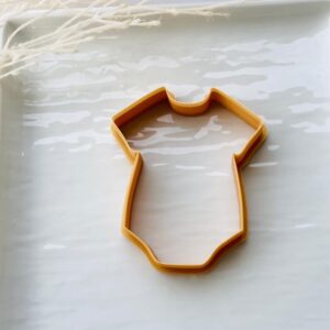 Baby Onesie Cookie Cutter for Baby Shower Baking and Clay Crafts Large Baby Onesie Shape Polymer Clay and Fondant Cutter for Themed Cookies Handmade Gifts and Cake Decorations