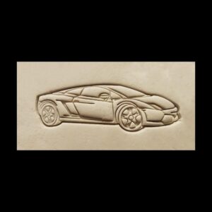Black Sports Gallardo Sports Car Cookie Cutter Cookie Supercar Cookie Mold for Racing Fan Treats Auto Enthusiast Birthday Parties Luxury Car Themed Baking and Craft Decorations