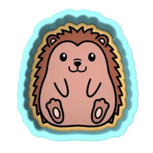 Hedgehog Cookie Cutter Black cookie Stamp and Stencil Set for Animal andLover Cookies, Adorable Hedgehog Fondant Cutter, Sugar Cookie Mold, Dessert Decorating Supplies India
