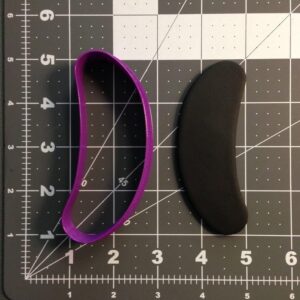 Pickle Black Cookie Cookie Cutter for Funny Food Theme Cookies Baking Summer Party BBQ Snack Table Decorations Fondant Crafts Gag Gifts Sandwich Toppings and Kitchen Fun Activities