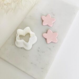 Boho Star Clay Earring Cutter for Polymer Clay Jewelry Making, Cookie Star Clay Cutter for DIY Handmade Earrings, Artistic Clay Jewelry Tools, Celestial Bohemian Craft Supplies