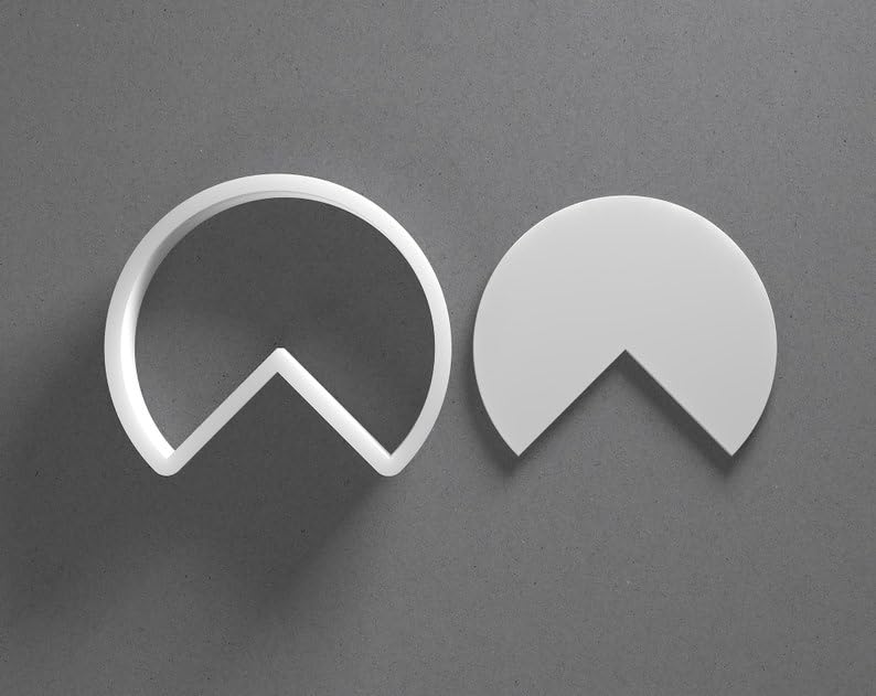 Black Incomplete Circle Cookie Cutter Open Round Shape for Baking Fondant Biscuit Clay Jewelry Earrings Craft Tool Mirrored Pair Set Reusable Kitchen Party Decor Gift - Image 2