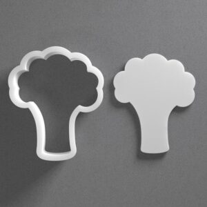 Black Broccoli Cookie Cutter Mini to Large Vegetable Shape for Polymer Clay Jewelry Earring Making Mirrored Pair Set cookie Craft Tool India